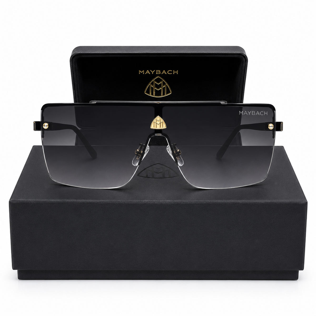 Maybach - Rimless Square Sunglasses