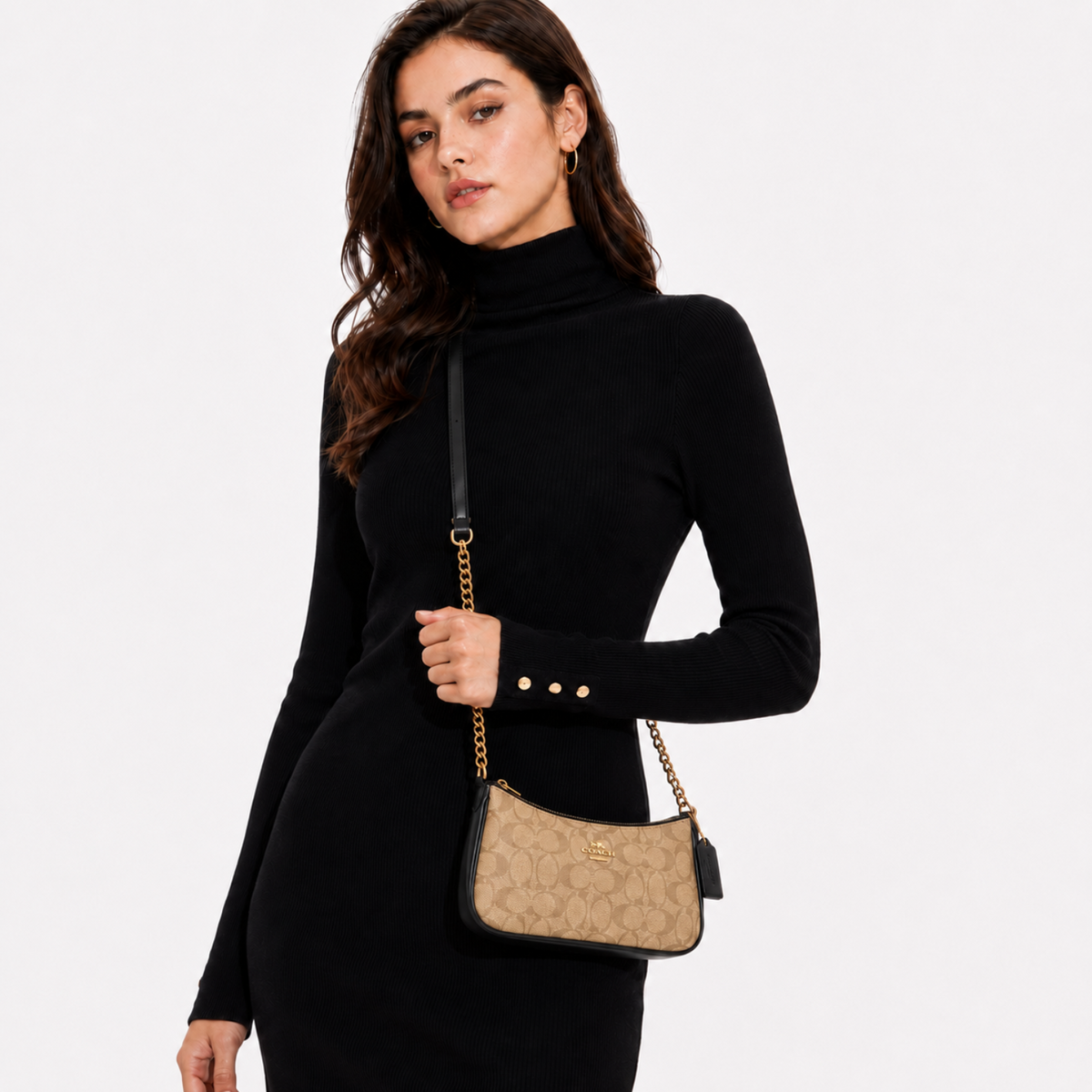 Coach Teri – Tan & Black