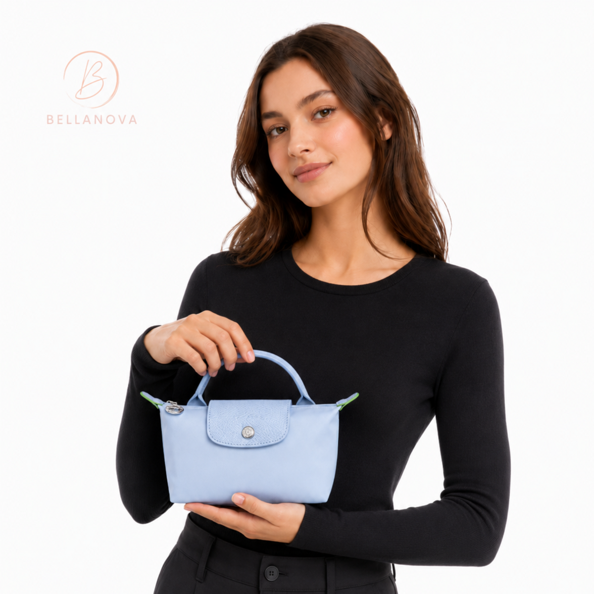 Mini Longchamp Bag - Baby Blue