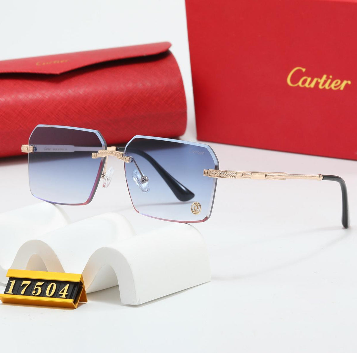 Cartier Blue Gradient Rimless