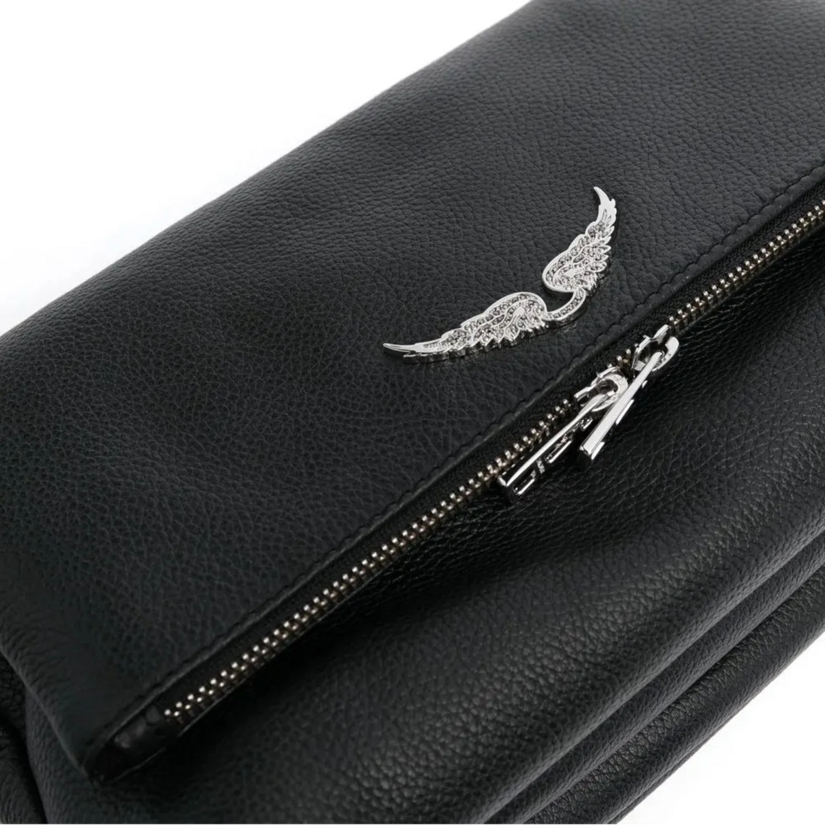 Zadig&Voltaire Logo-Plaque Leather Shoulder Bag