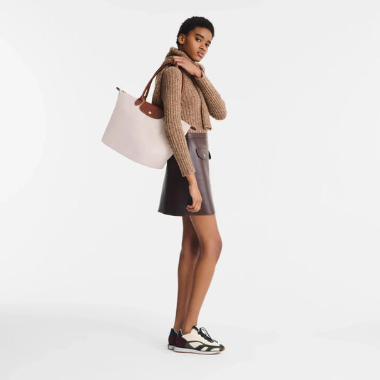 Le Pliage Original L Tote bag - Paper Cream