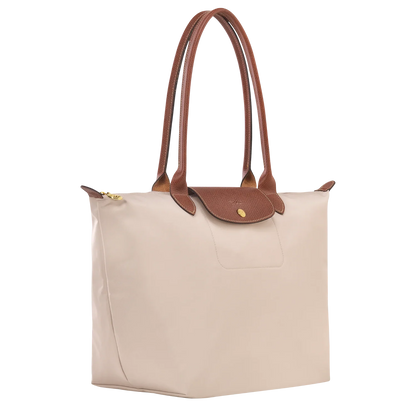 Le Pliage Original L Tote bag - Paper Cream