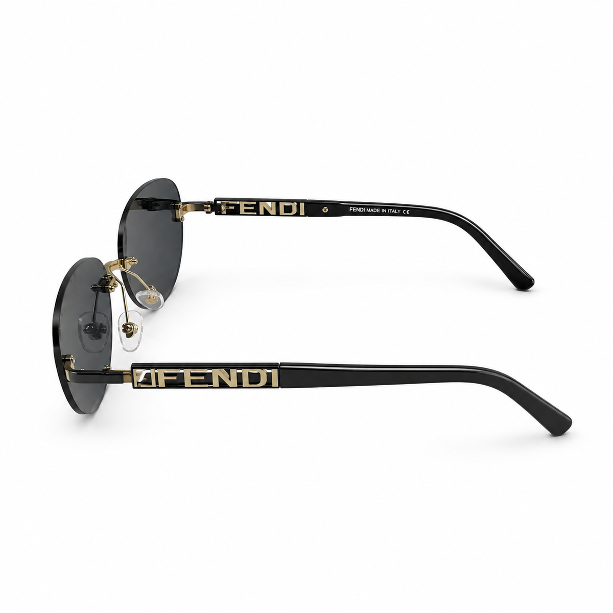 Fendi - Round Logo Sunglasses