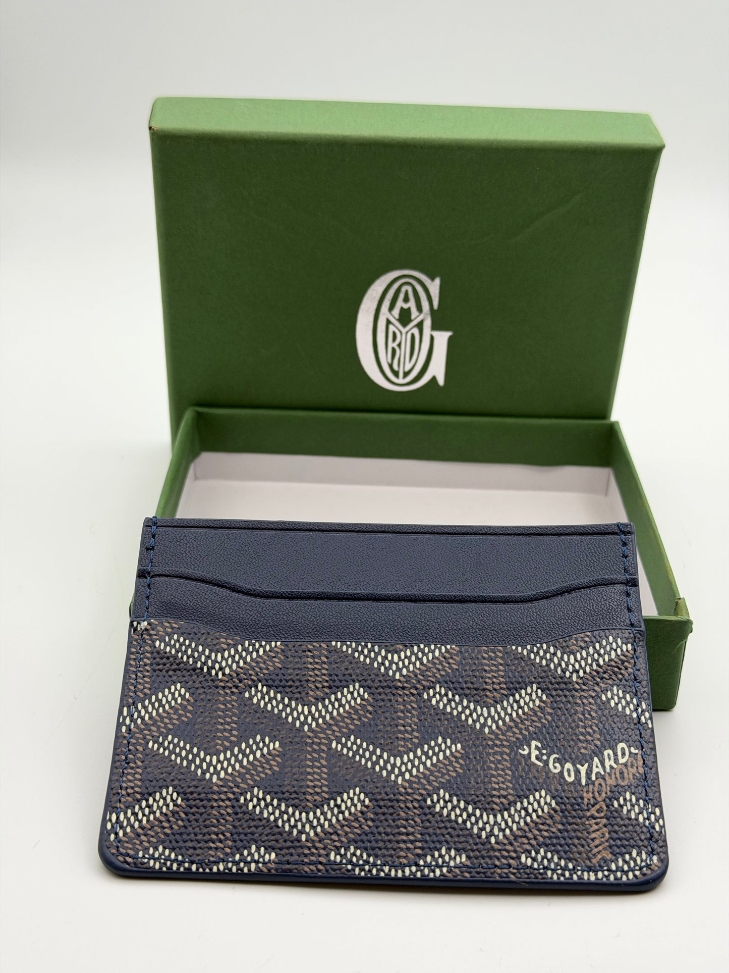 Goyard-Style Card Holder