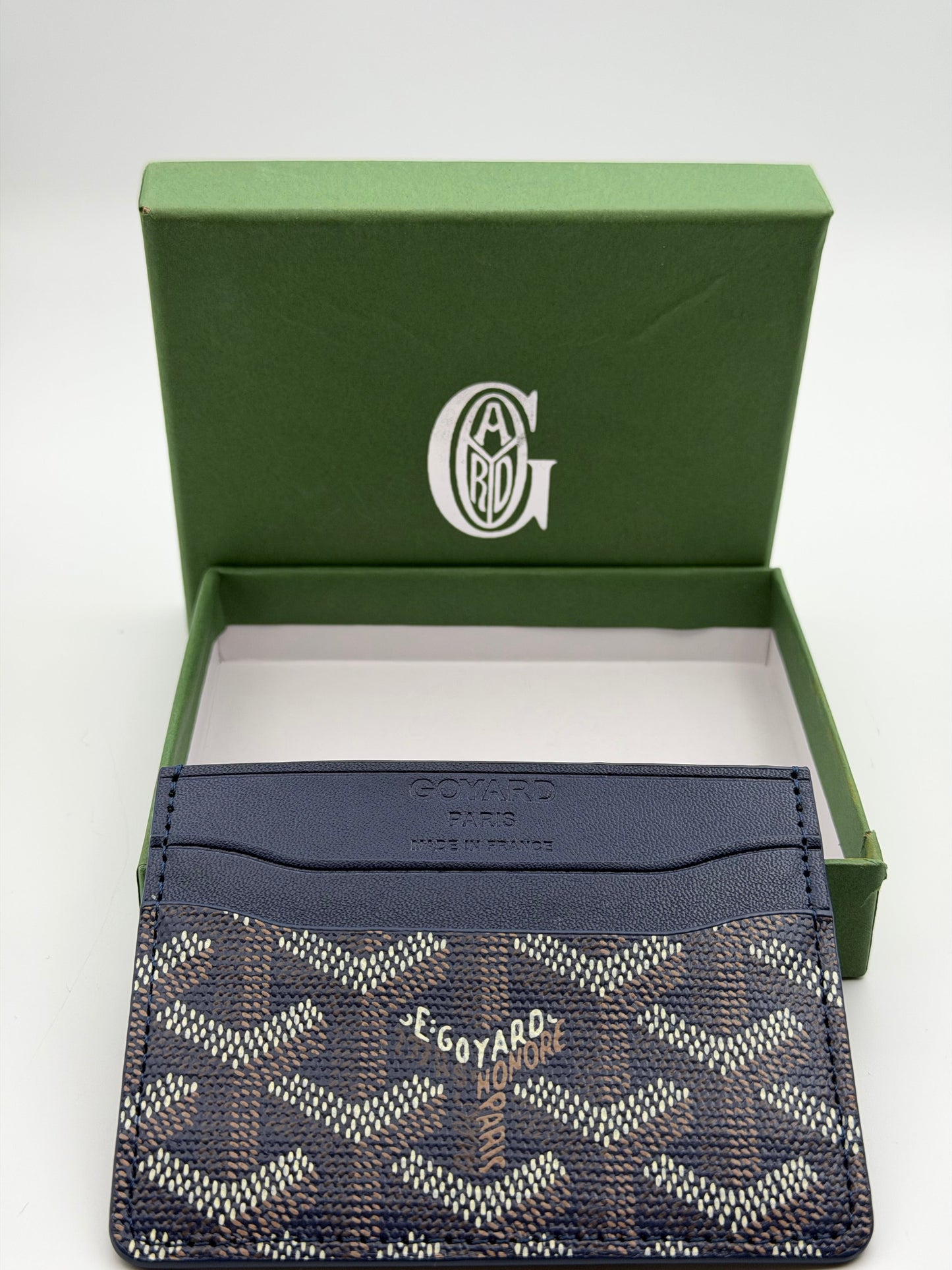 Goyard-Style Card Holder