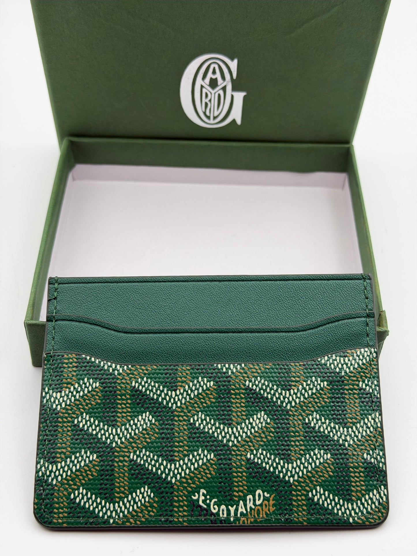 Goyard-Style Card Holder