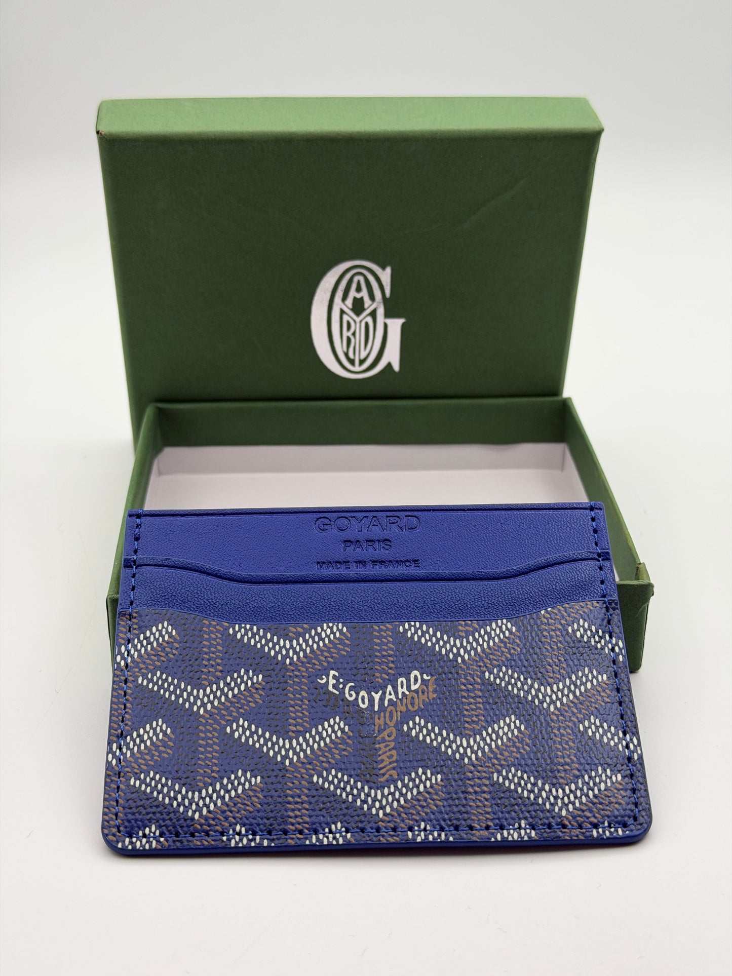Goyard-Style Card Holder