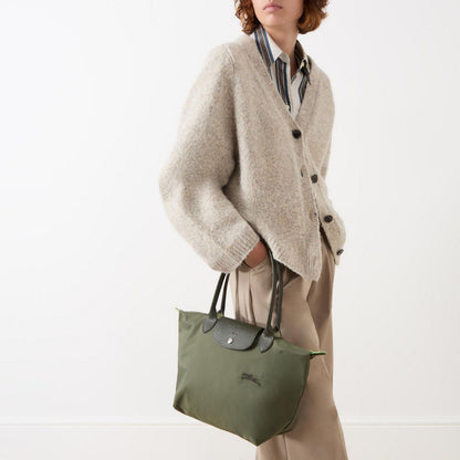 Le Pliage One L Tote Bag - Olive Green