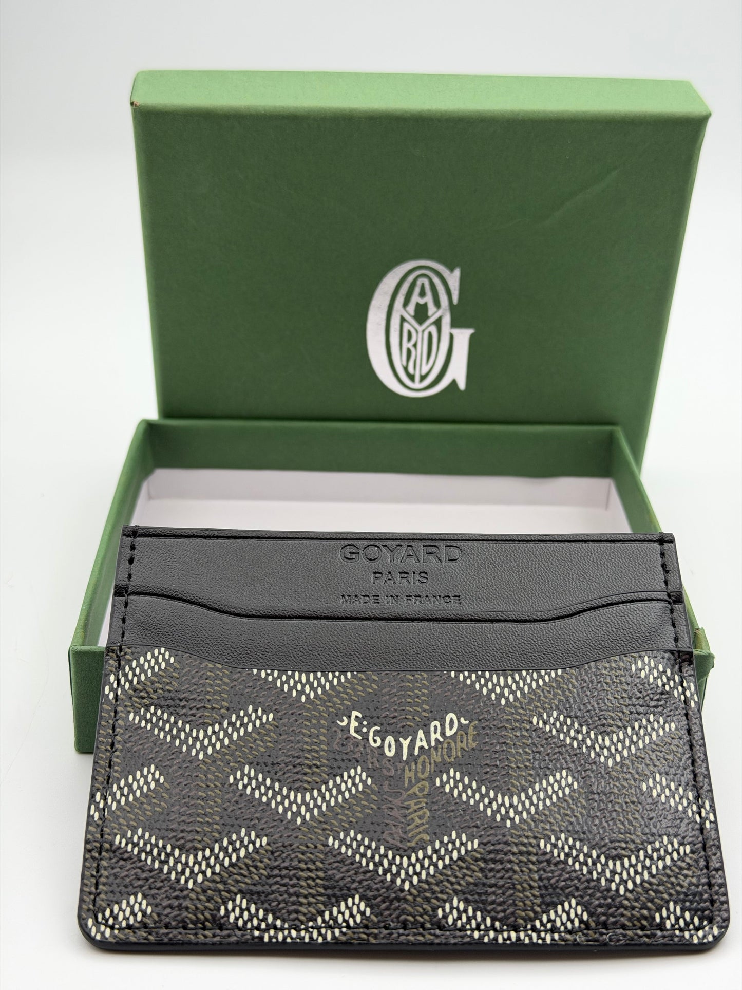 Goyard-Style Card Holder