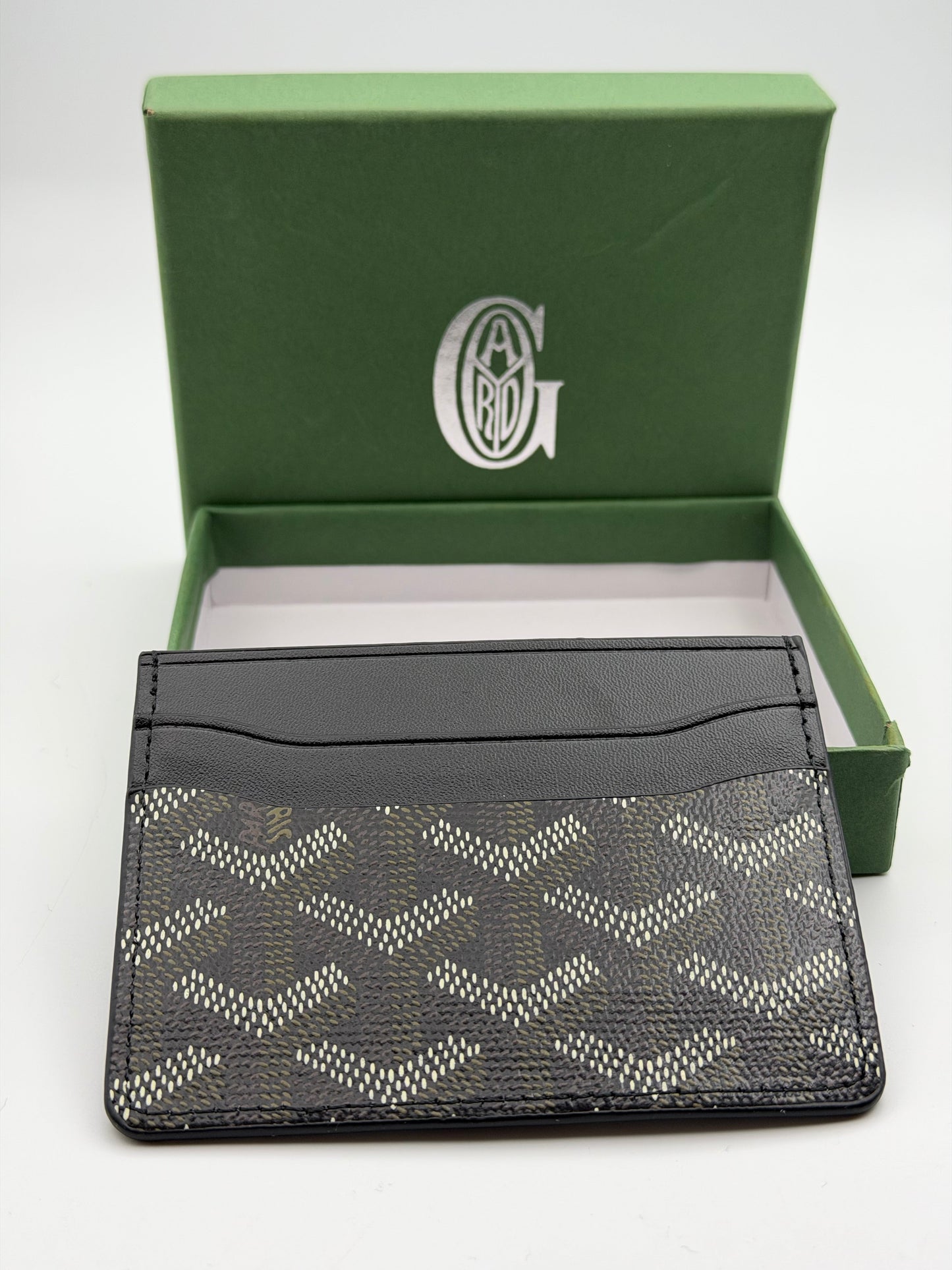 Goyard-Style Card Holder