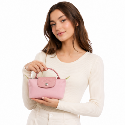 Mini Longchamp Bag - Baby Pink