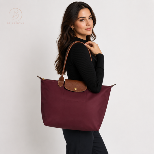 Longchamp Le Pliage Tote Bag - Burgundy