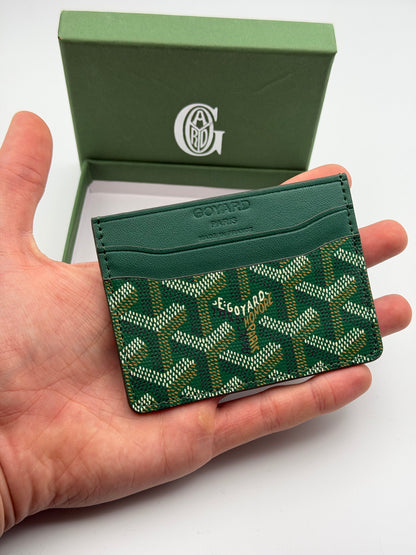 Goyard-Style Card Holder