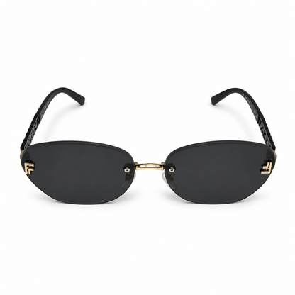 Fendi - Round Logo Sunglasses