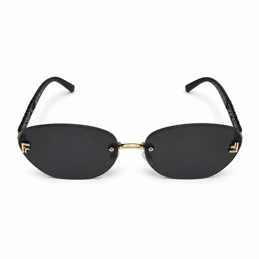 Fendi - Round Logo Sunglasses