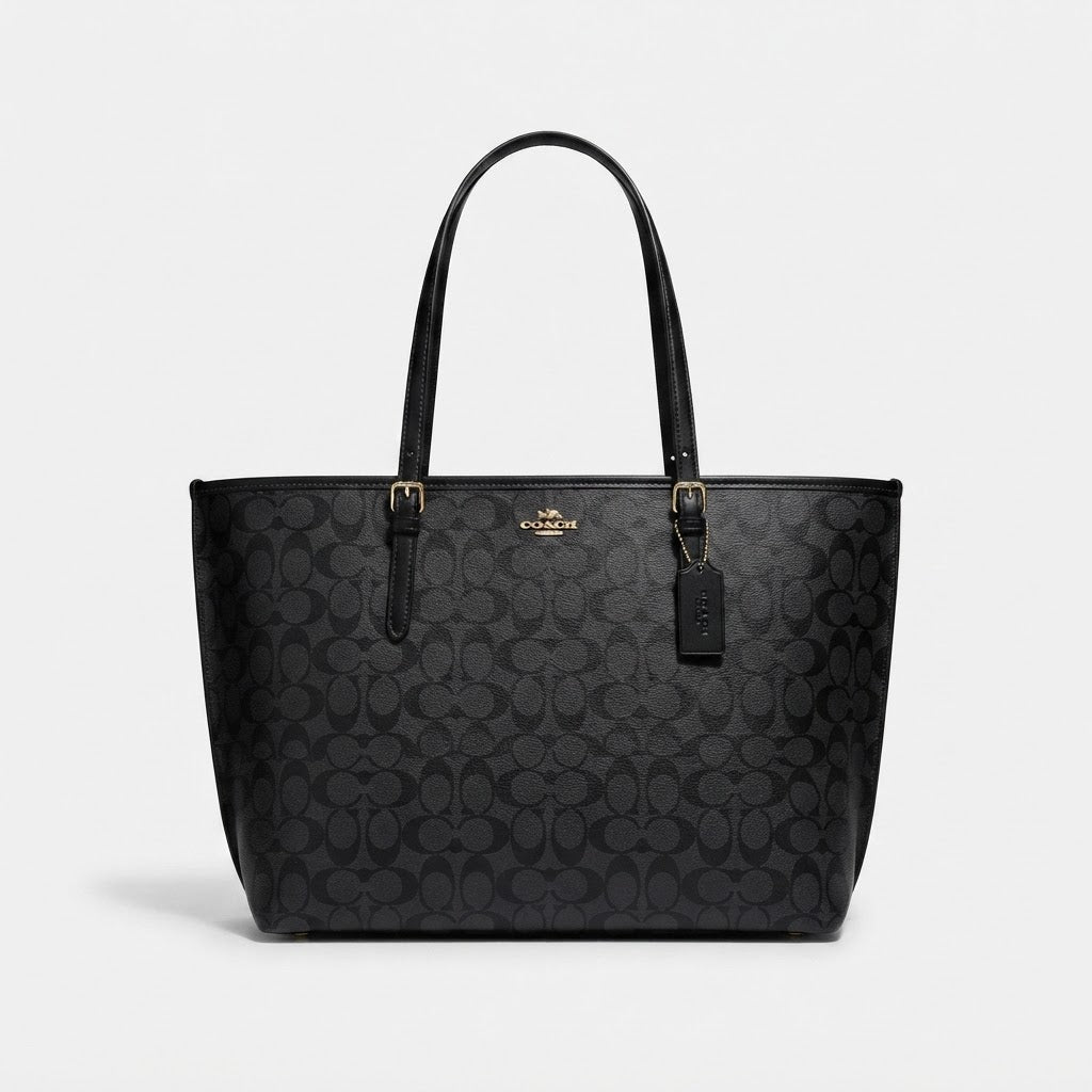 Coach Women's Black Double-Handled