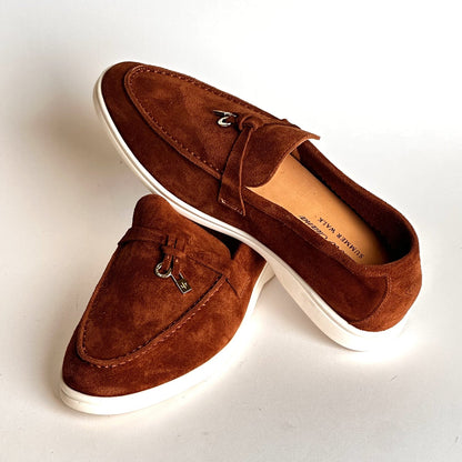 Loro Piana Women’s Loafers - Brown