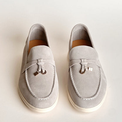 Loro Piana Women’s Loafers - Gray