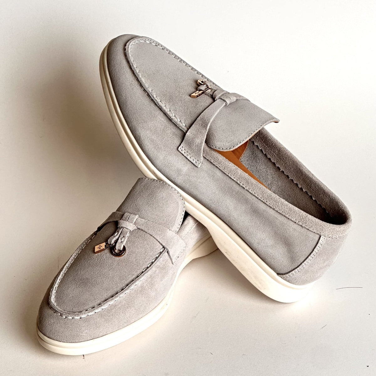 Loro Piana Women’s Loafers - Gray
