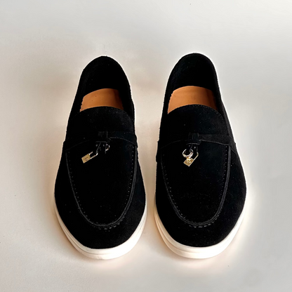 Loro Piana Women’s Loafers - Black