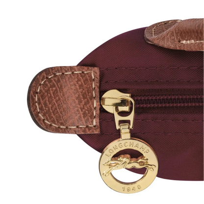 Le Pliage Original Pouch with handle - Burgundy