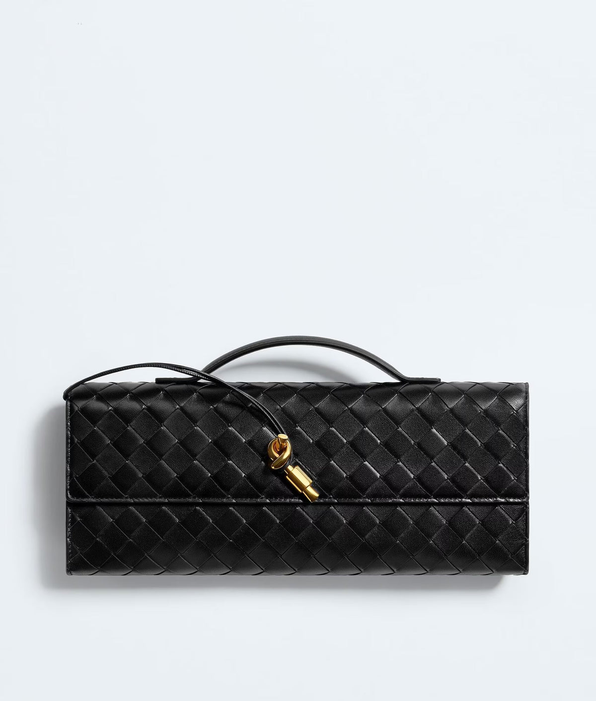 BOTTEGA VENETA Andiamo Clutch — Black