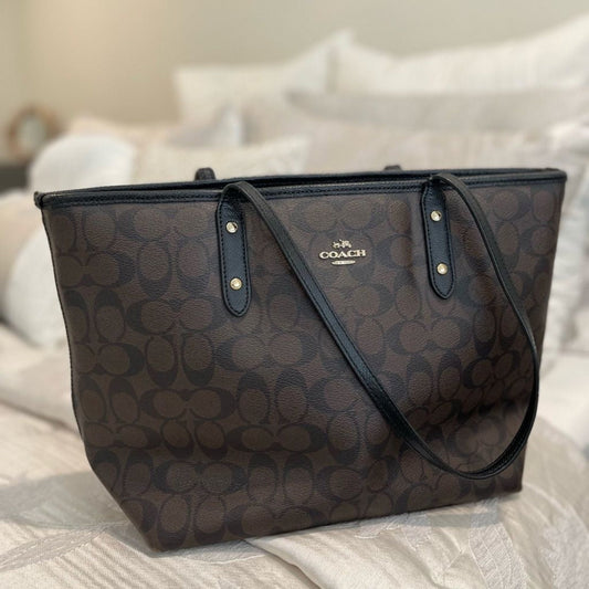 Coach City Tote Bag – Signature Canvas