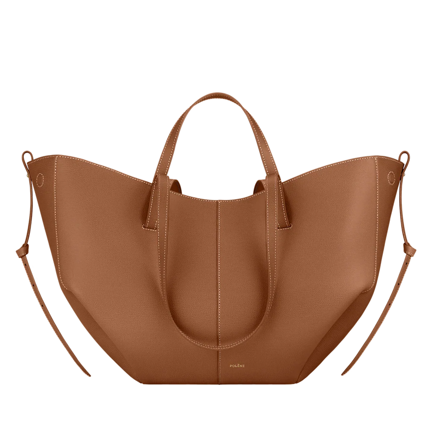 Polène Cyme Tote - Chestnut