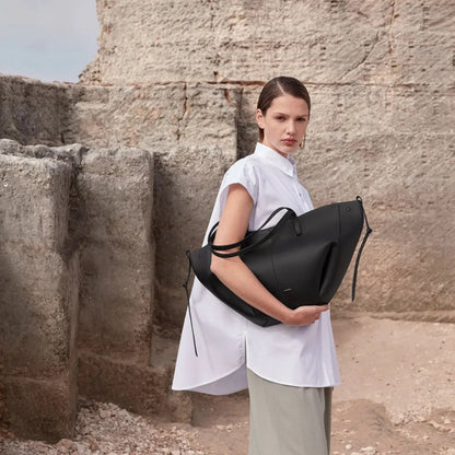 Polène Cyme Tote - Black
