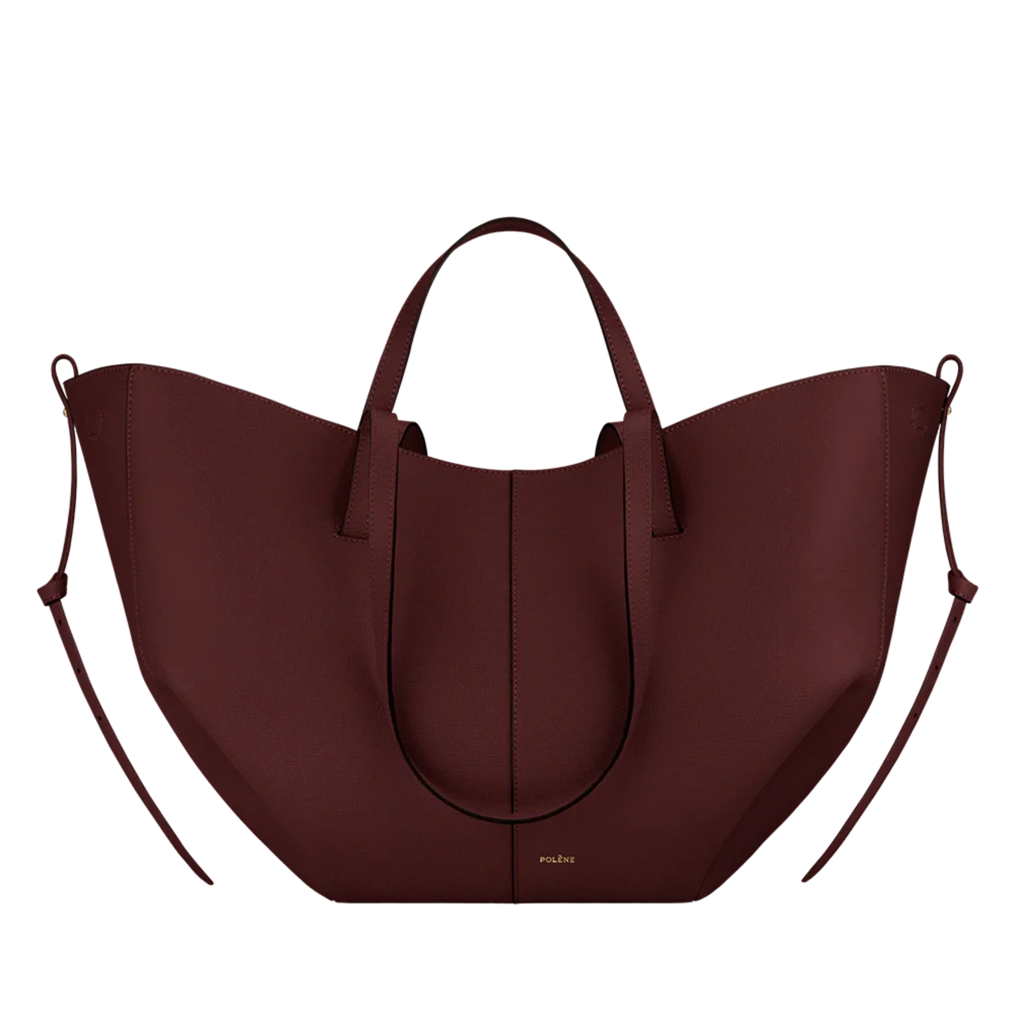 Polène Cyme Tote - Black Cherry