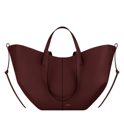 Polène Cyme Tote - Black Cherry