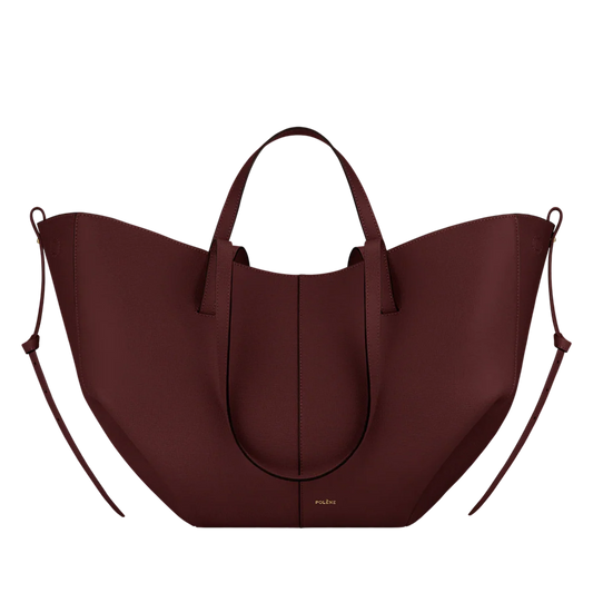 Polène Cyme Tote - Black Cherry
