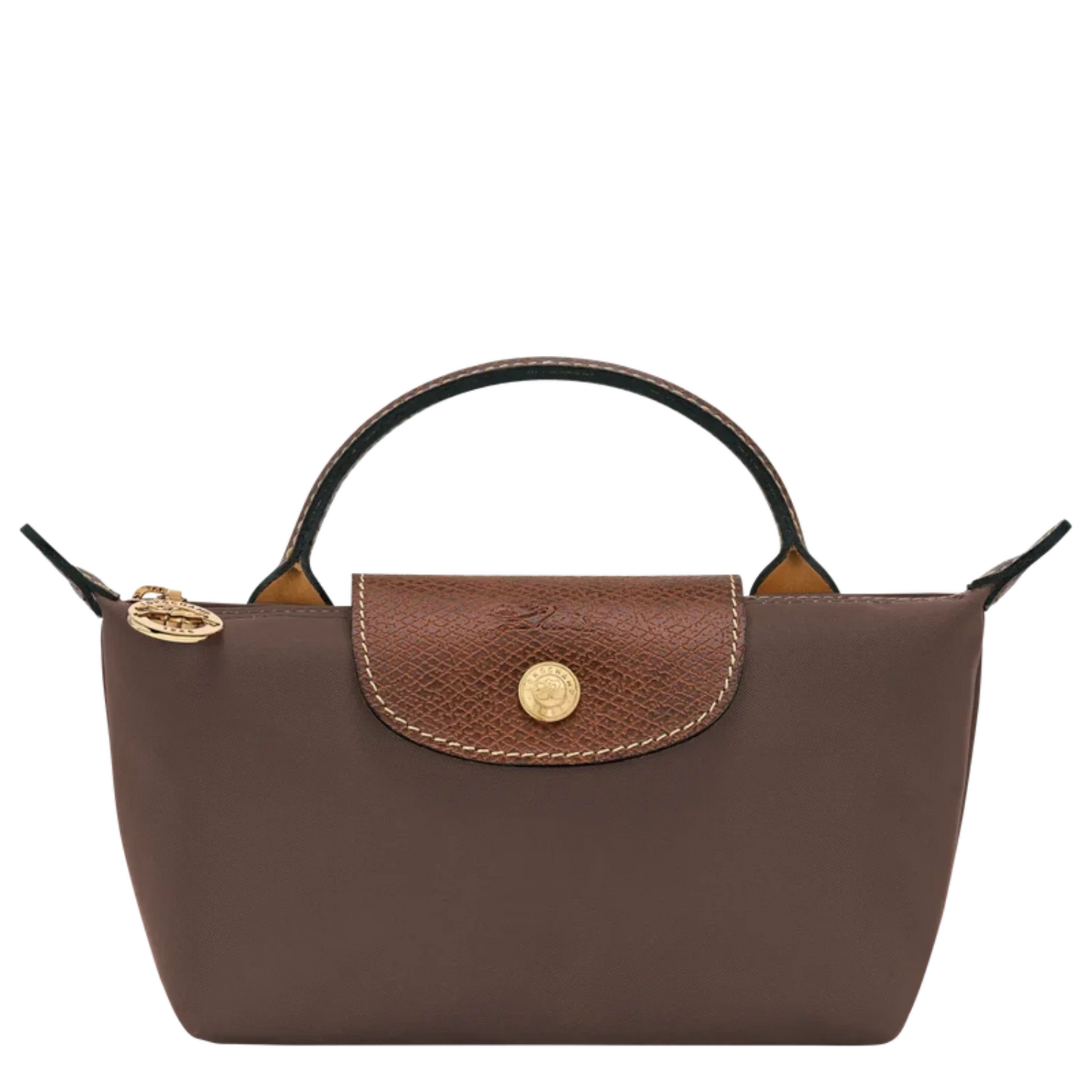Le Pliage Original Pouch with handle - Ebony