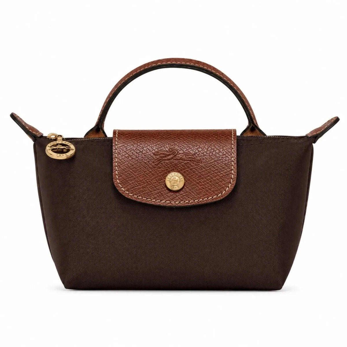 Mini Longchamp Bag - Ebony Brown