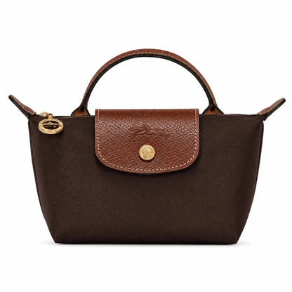 Mini Longchamp Bag - Ebony Brown
