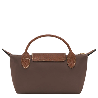 Le Pliage Original Pouch with handle - Ebony