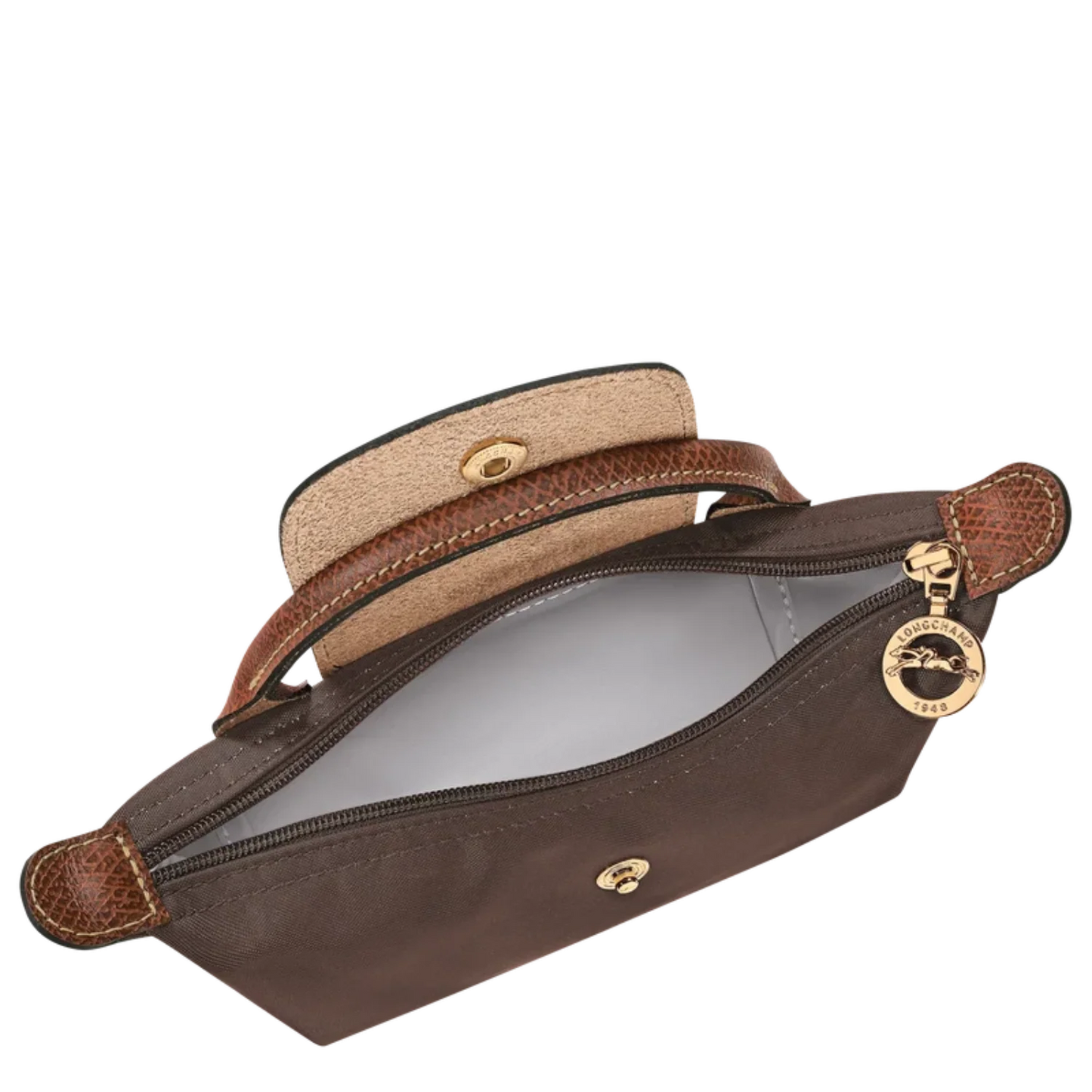 Le Pliage Original Pouch with handle - Ebony