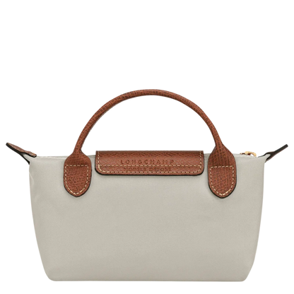 Le Pliage Original Pouch with handle - Gray