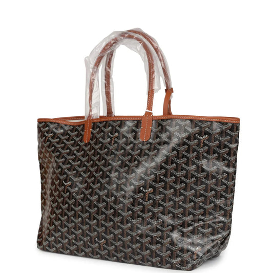 Goyard Saint Louis PM Tote Bag - Black Brown