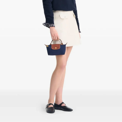 Mini Longchamp Bag - Navy Blue