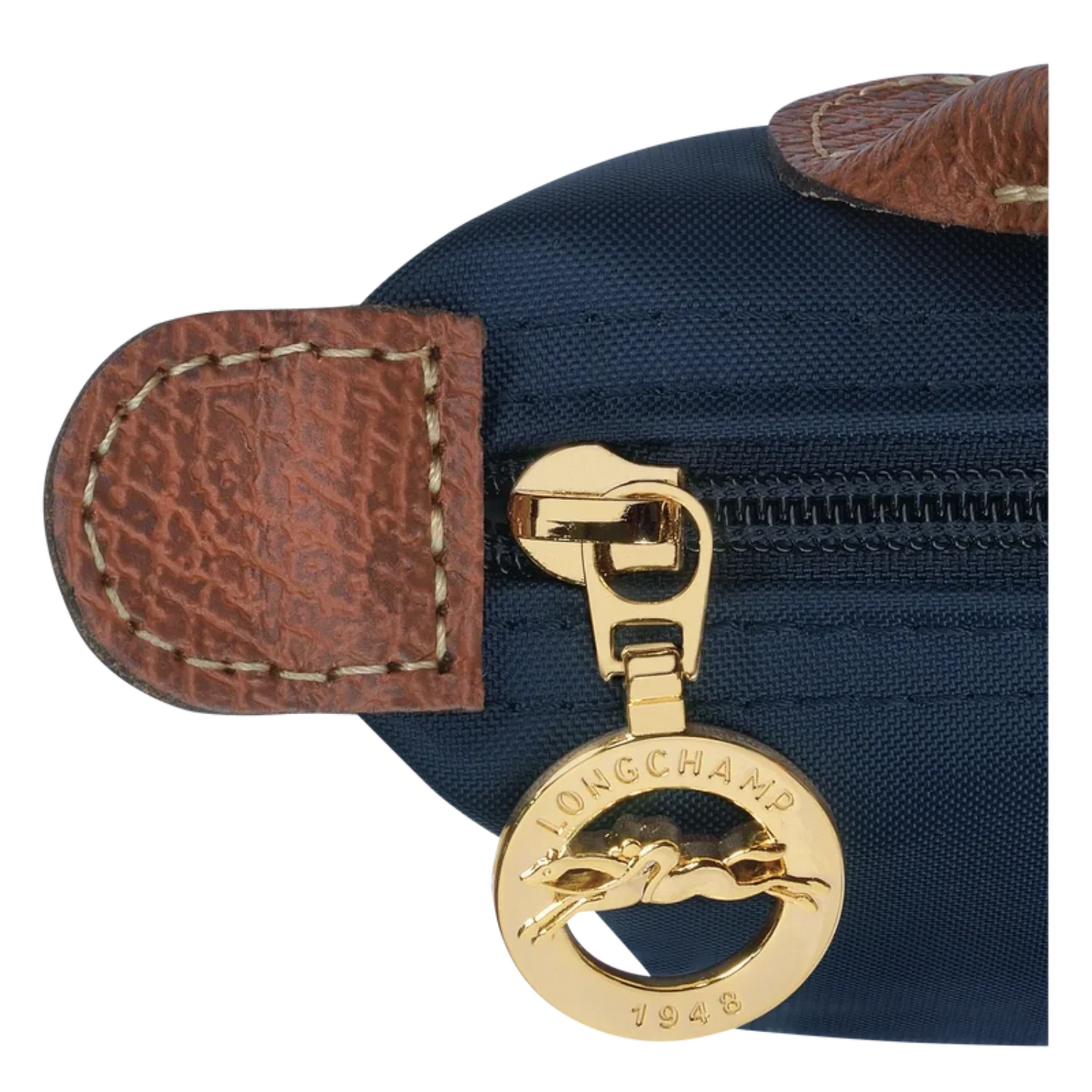 Le Pliage Original Pouch with handle - Navy Blue