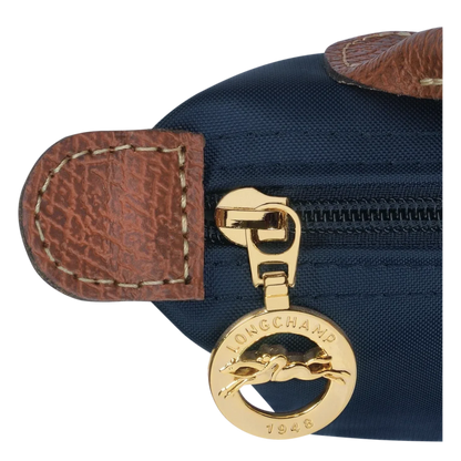 Le Pliage Original Pouch with handle - Navy Blue