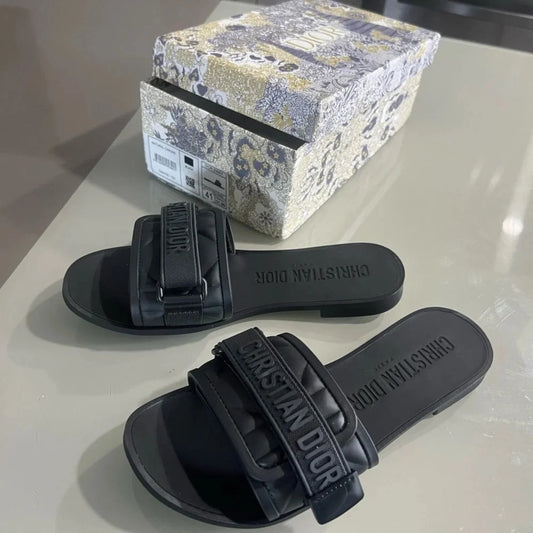 Christian Dior Black Evolution Sandals