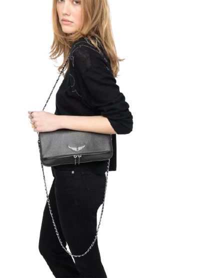 Zadig & Voltaire Rock Clutch - Black