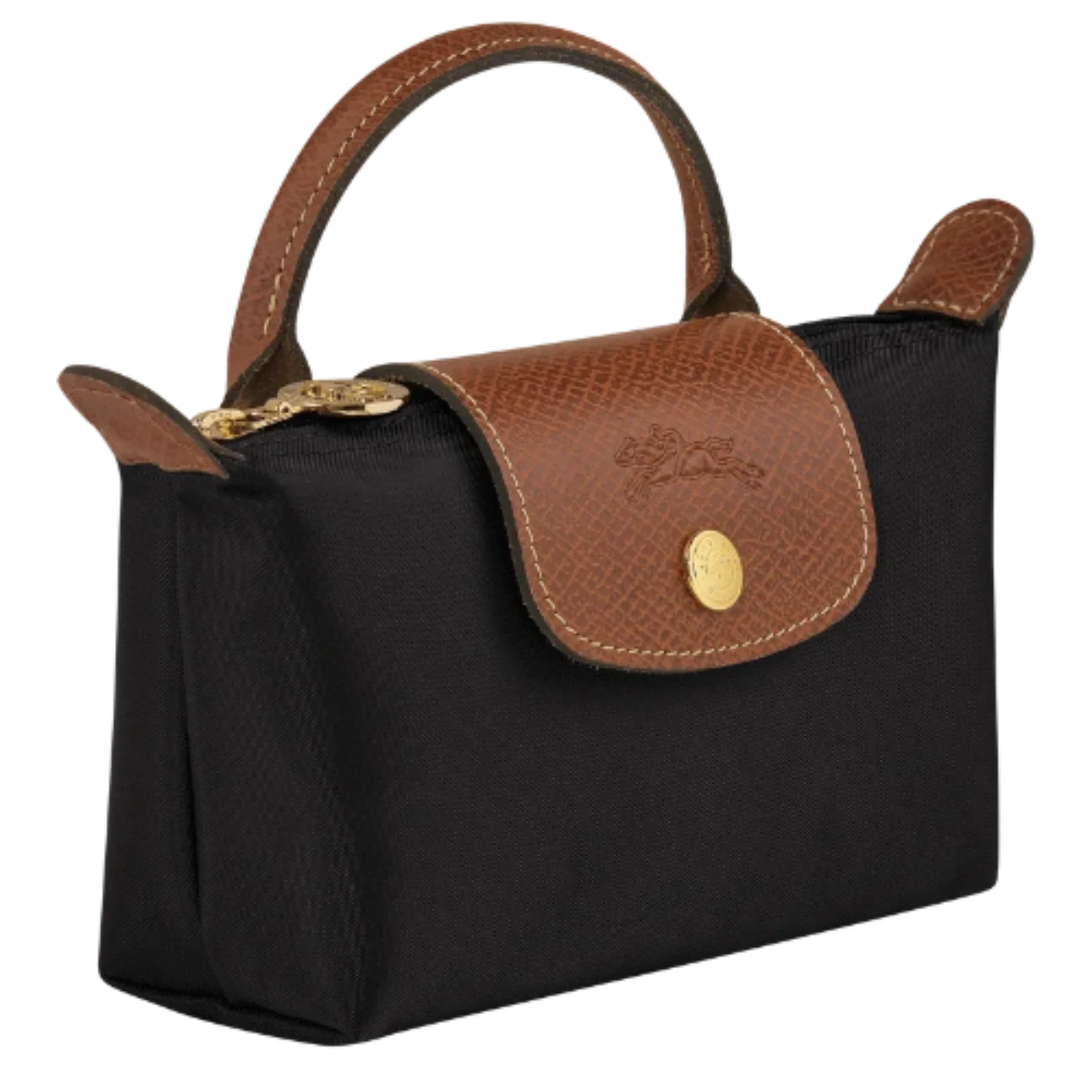 Le Pliage Original Pouch with handle - Black