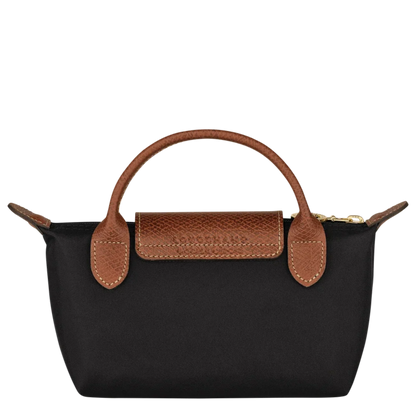 Le Pliage Original Pouch with handle - Black
