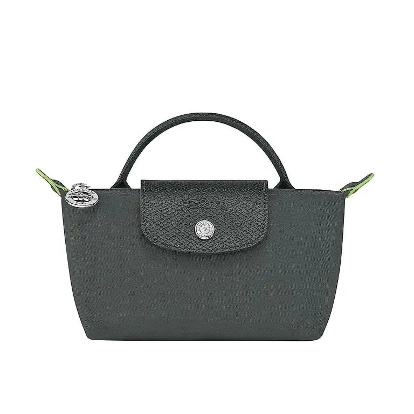Le Pliage Original Pouch with handle - Full Gray