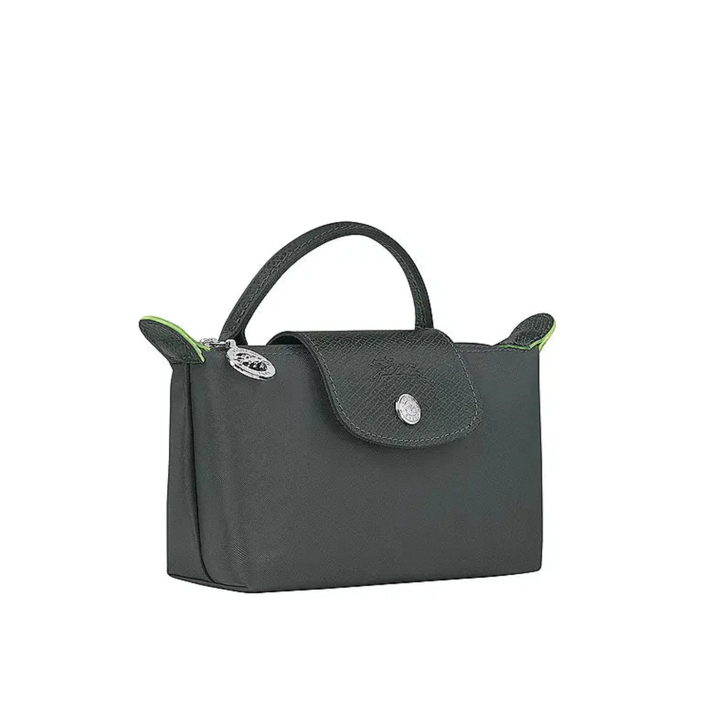 Le Pliage Original Pouch with handle - Full Gray