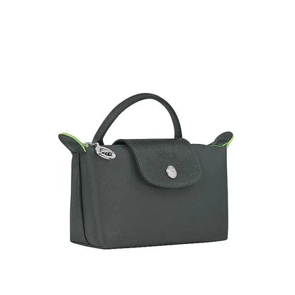 Le Pliage Original Pouch with handle - Full Gray